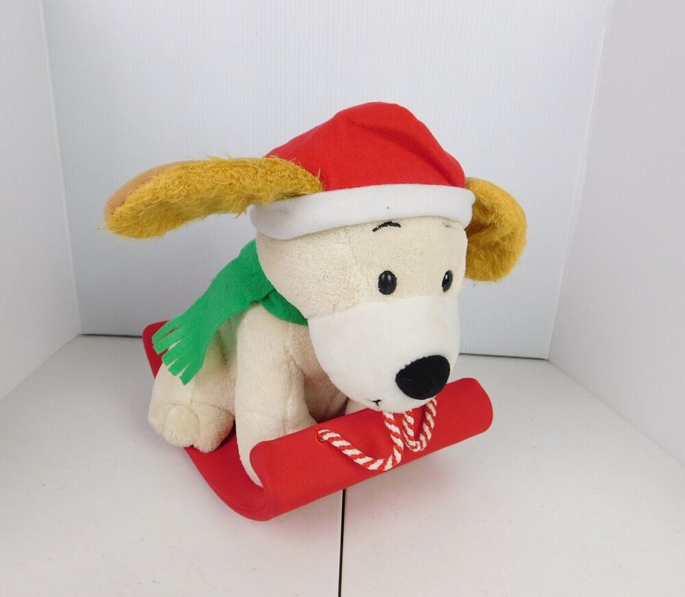 Hallmark Dog Sleigh Rockin Rover Plush Jingle Bells Christmas Not Working